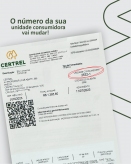 Novo número de Unidade Consumidora