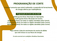 Programação de Corte