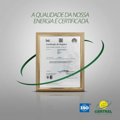 CERTREL RECEBE A CERTIFICAÇÃO ISO 9001