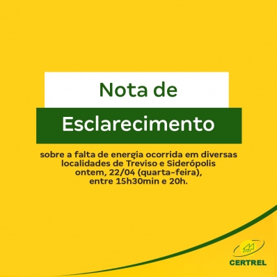 NOTA DE ESCLARECIMENTO