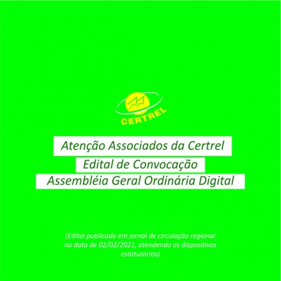 Edital de Convocação Assembléia Geral Ordinária Digital