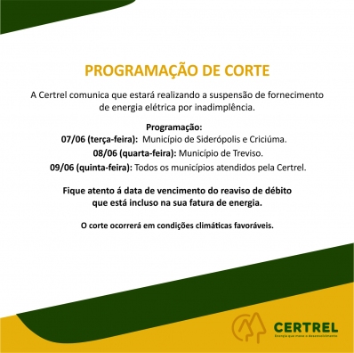 Programação de Corte