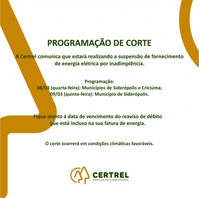 Programação de Corte