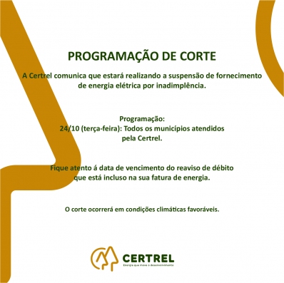 Programação de Corte