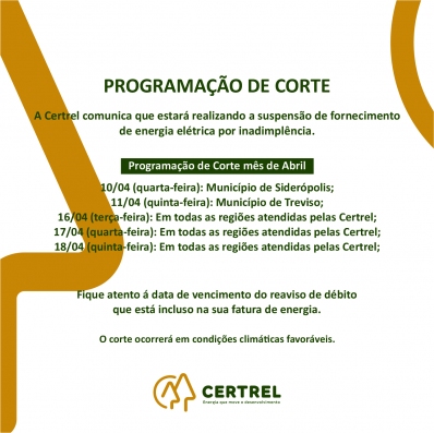 Programação de Corte