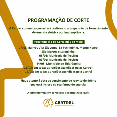 Programação de Corte