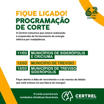Programação de Corte